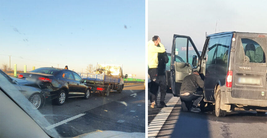 grav accident pe autostrada a2 pe sensul constanta bucuresti cu cinci autoturisme implicate traficul este ingreunat 67da63b6d1149