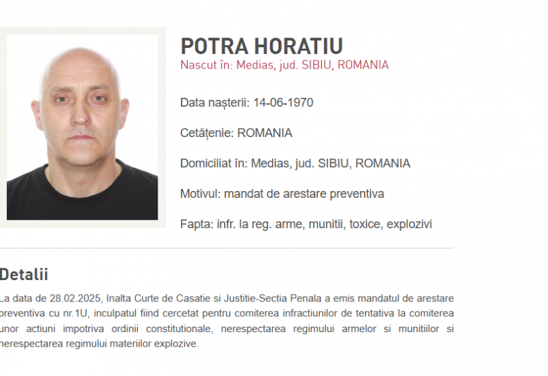 horatiu potra a fost dat in urmarire impreuna cu fiul si nepotul sau 67c2ca8a11c67