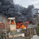 incendiu puternic la un depozit din sibiu traficul rutier este complet blocat in zona a fost emis mesaj ro alert 67d445f1e48c4