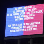 jucatorii de la fc barcelona au aflat de moartea medicului echipei cu doar cateva minute inainte de partida cu osasuna 67d06cd1b1456