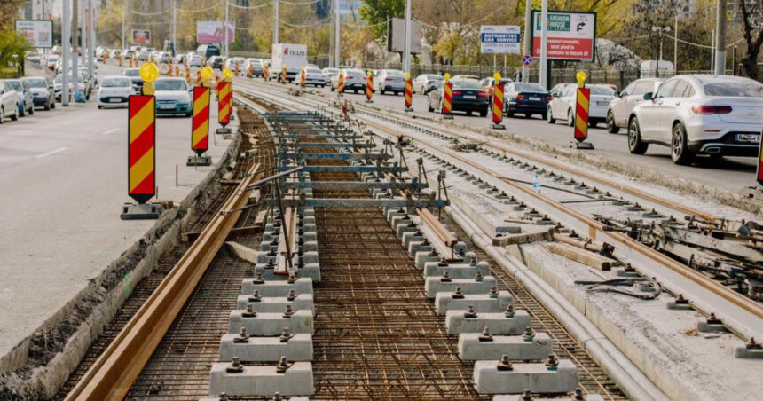 nou santier in bucuresti incep lucrarile de modernizare a liniei de tramvai de pe bulevardul expozitiei si strazile adiacente 67e434c3791c7