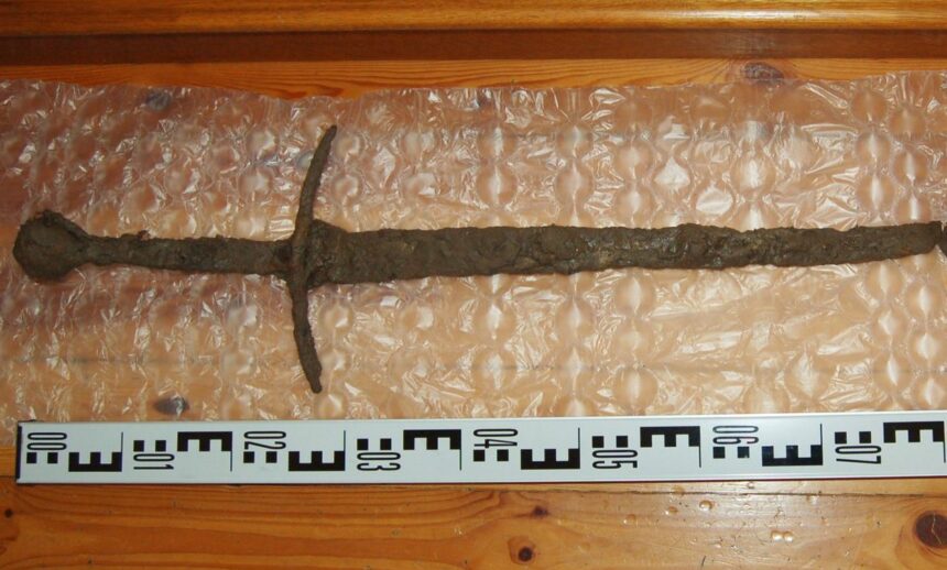 o sabie rara din secolul al xiv lea gasita de arheologi amatori in polonia 67cf08862e126