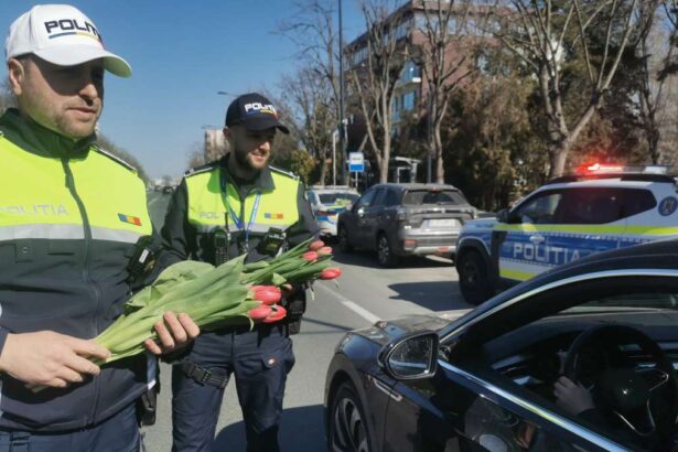 politistii constanteni au oferit flori femeilor din trafic 67cc51f1bca45