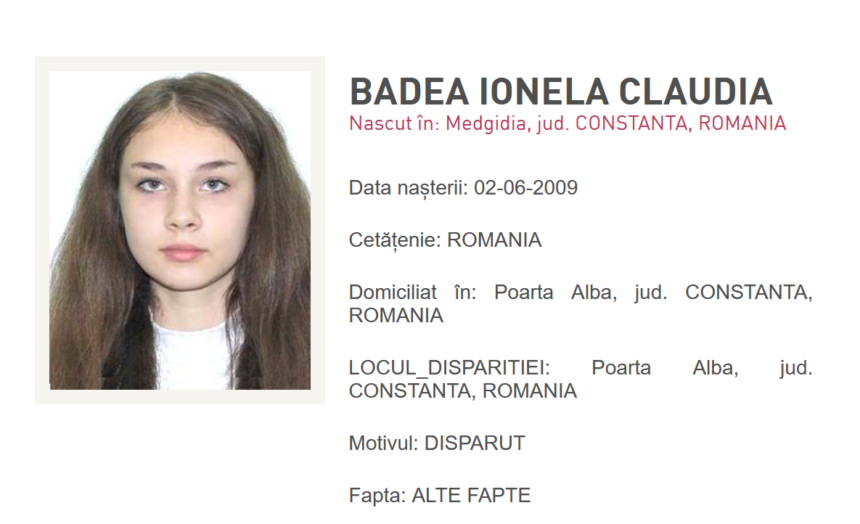 politistii sunt in alerta o minora in varsta de 15 ani din poarta alba a disparut de acasa 67dadb4482be7