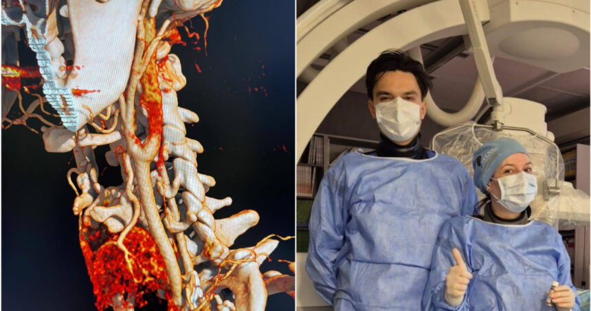 Premieră medicală în România: Prima embolizare arterială tiroidiană efectuată la Spitalul Universitar de Urgență București 1 premiera medicala in romania prima embolizare arteriala tiroidiana realizata la spitalul universitar de urgenta bucuresti 67d1bf7f3b2fd