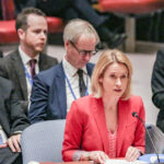 sefa diplomatiei ue a denuntat la onu incalcarile dreptului international in lume vedem incercari de a l inlocui prin domnia fortei 67d07212717ee