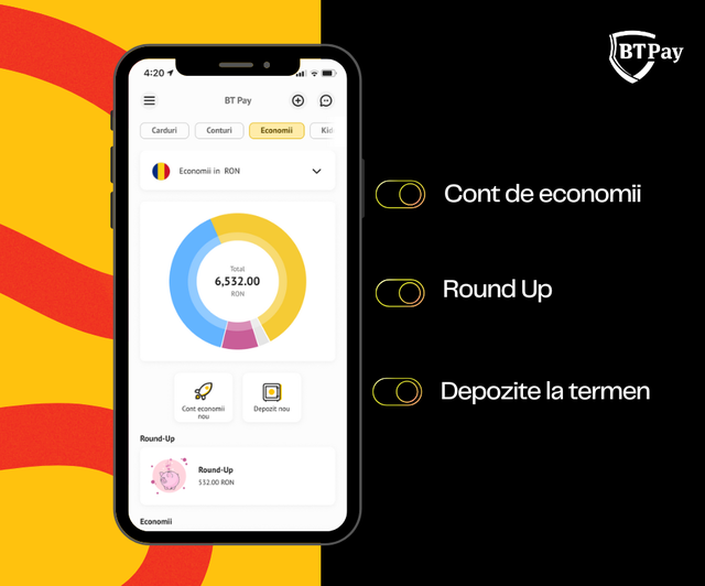 trei modalitati de a economisi direct din aplicatia bancara in ritmul ales 67e559122285b