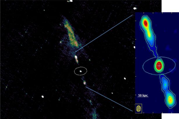 un jet radio care se intinde pe o distanta de 6 milioane de ani lumina naste teama de o extinctie in masa 67e2742262991