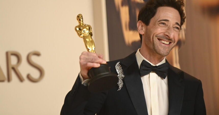 video actorul adrien brody a doborat un record vechi de 80 de ani pentru cel mai lung discurs la gala premiilor oscar 67cb6eb13607f
