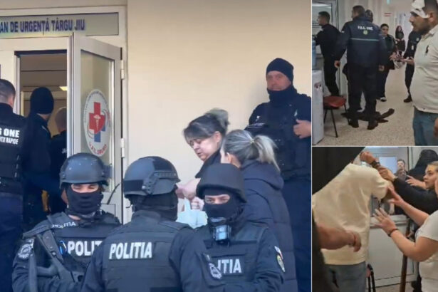 video bataie cu bate la spitalul din targu jiu raniti dupa o rafuiala in strada cei implicati au continuat scandalul la urgente 67dc164966d97