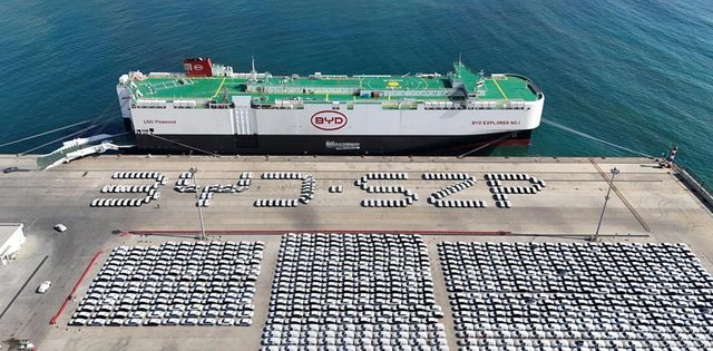 video byd incarca inca un vapor de masini electrice pentru pietele din europa chinezii au redus costurile cu sute de milioane de euro cu ajutorul propriilor nave 67e1dfad4529a