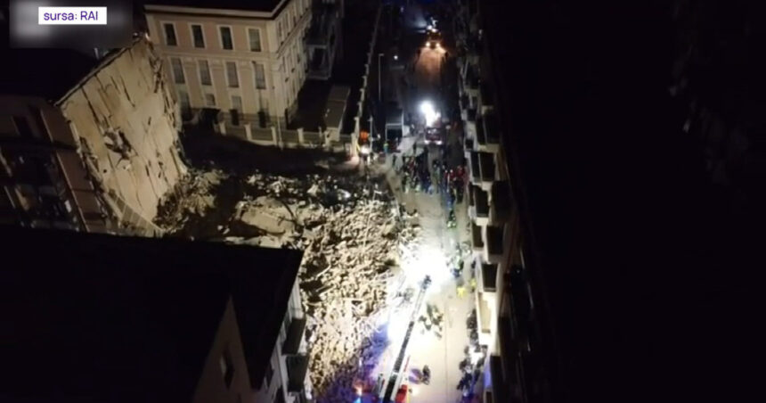 video o cladire cu cinci etaje s a prabusit intr un oras din italia pompierii cauta supravietuitori 67c95b31ec3a4