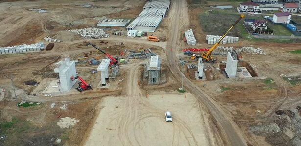 videofoto lucrari accelerate la ultimul tronson din autostrada bucurestiului a0 nord care nu era inceput cand va fi gata 67e3d9ec1eaff