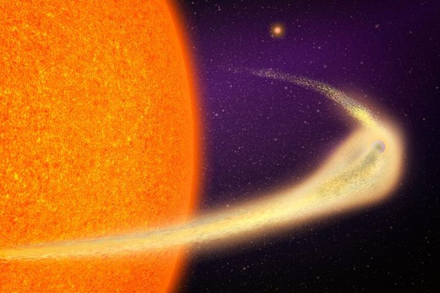 astronomii au descoperit o planeta cu o coada de cometa 680c8e6ad1f12