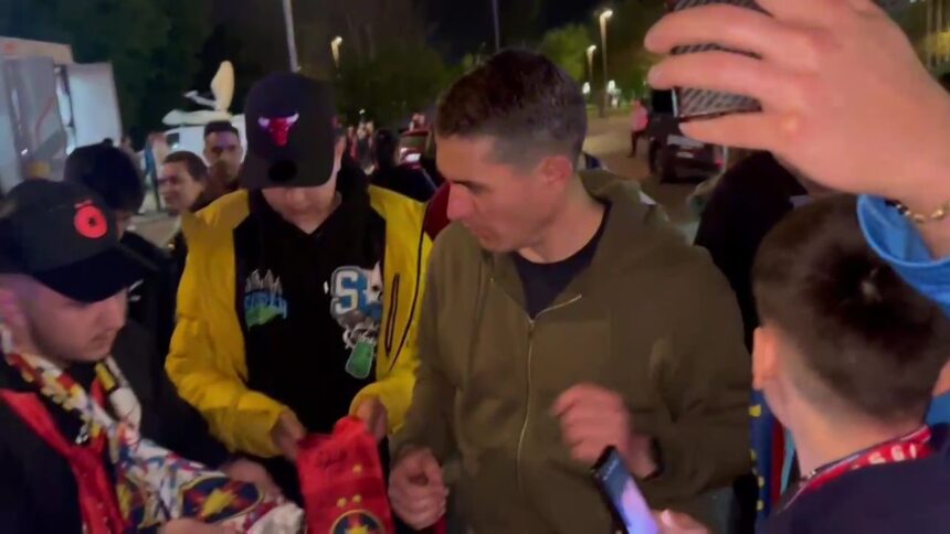 foto si video imagini rare ce a facut istvan kovacs dupa fcsb cfr cluj multumim ca n ai dat penalty 6805d8f05602d