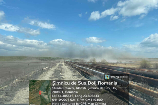 foto un nou episod de poluare cu zgura si cenusa in dolj in urma unei avarii la electrocentrale craiova si a vantului puternic 67f7de6a81b8f
