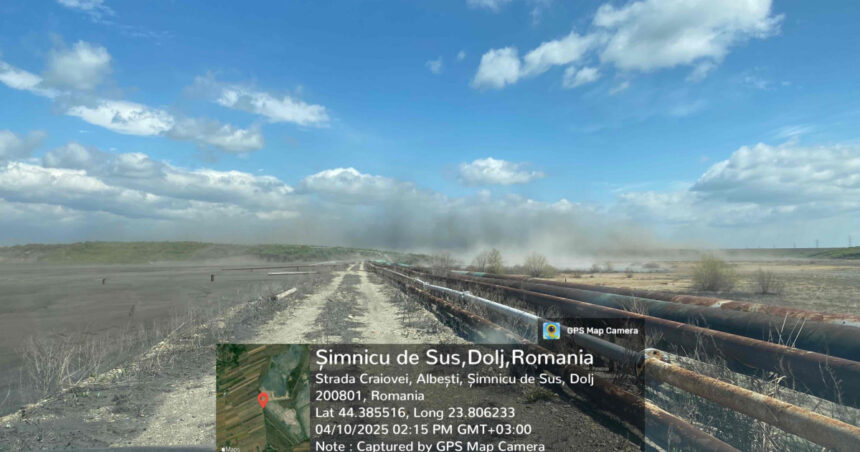 foto un nou episod de poluare cu zgura si cenusa in dolj in urma unei avarii la electrocentrale craiova si a vantului puternic 67f7de6a81b8f
