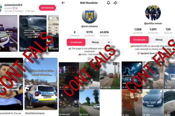 mai avertizeaza a aparut o serie de conturi false pe tiktok care pretind a fi pagini oficiale ale institutiei 67f0084e6286a
