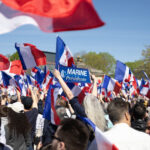 manifestatia de sprijin pentru marine le pen a avut participare sub asteptari nici la contramanifestatii nu a fost altfel 67f3614152e80