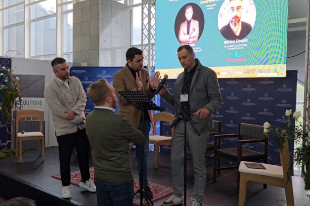 presedintele consiliului judetean florin mitroi hartuit la un eveniment public de arhitectul andrei chivu 67efa48f0ba1e