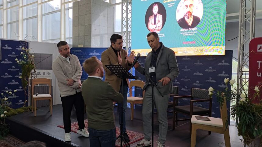 presedintele consiliului judetean florin mitroi hartuit la un eveniment public de arhitectul andrei chivu 67efa48f0ba1e