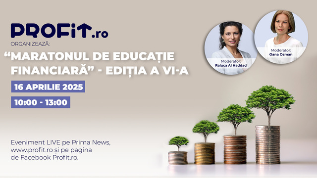 profit ro tv maratonul de educatie financiara editia a vi a greselile pe care le fac oamenii fara o educatie financiara cum decidem investitia care ni se potriveste cum se cumpara actiunile 67f493e9b3277