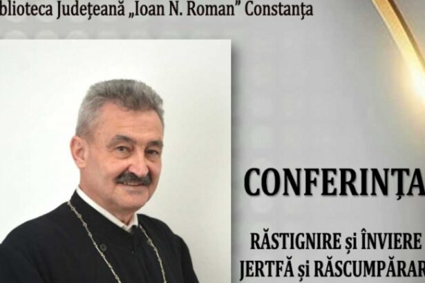 rastignire si inviere jertfa si rascumparare a sasea conferinta sustinuta de parintele marius mosteanu la biblioteca judeteana constanta 67eb8becb8fad
