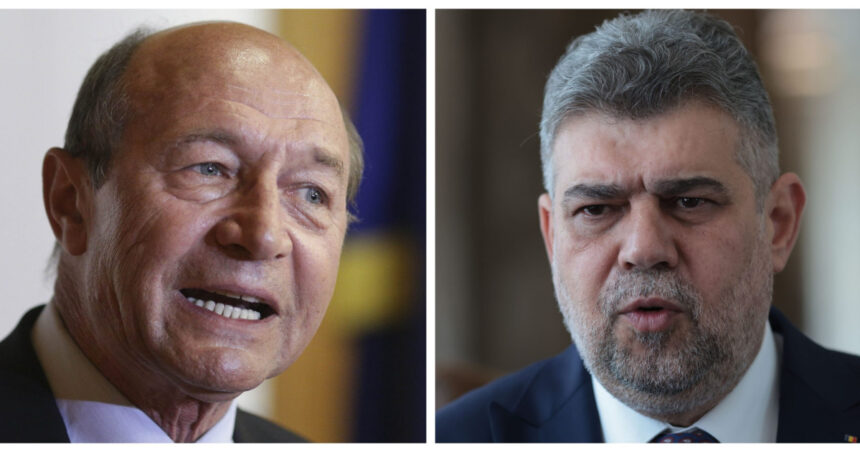 traian basescu mesaj ironic catre ciolacu poate asta ii reuseste reactia premierului o sa vezi doar lada de gunoi a istoriei 67f10f6abee9f