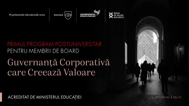 universitatea romano americana si envisia business school lanseaza primul program de profesionalizare a membrilor de board acreditat de ministerul educatiei 6808ab7c01f3f