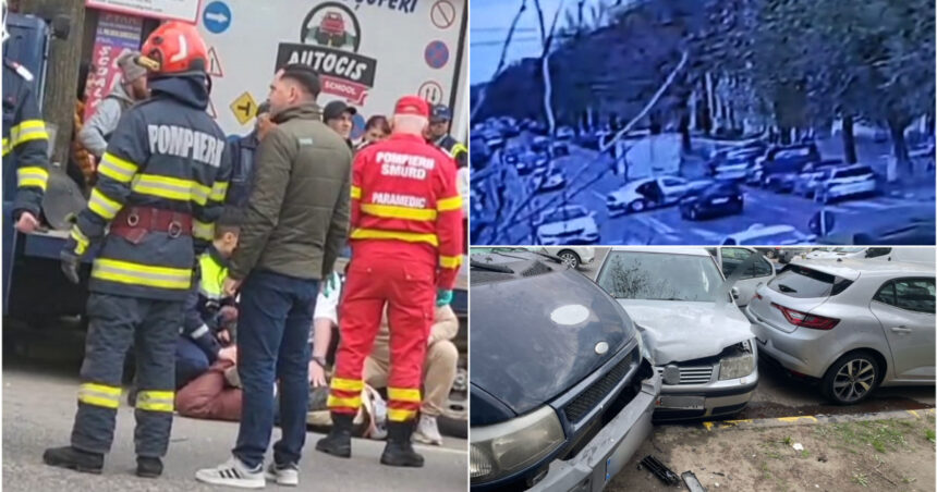 Accident grav în Tecuci, provocat de un șofer beat: a lovit patru mașini și a devenit agresiv cu polițiștii. Momentul a fost surprins înregistrat. 1 video accident grav in tecuci provocat de un sofer beat a lovit patru masini si a devenit agresiv cu politistii momentul a fost filmat 67fe2c0eeabf0