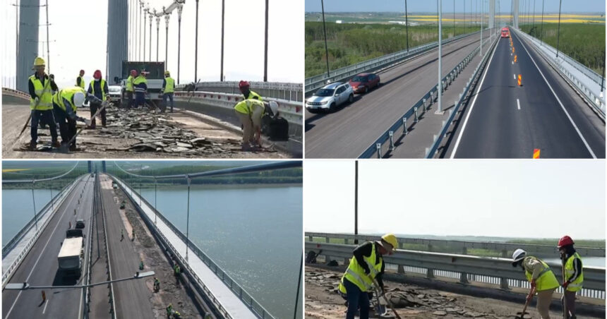 video e treaba de mantuiala podul suspendat peste dunare de la braila reasfaltat pentru a cincea oara in doi ani 680cc9219cf9d