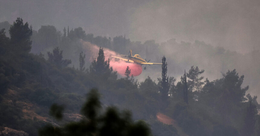 video incendii in apropiere de ierusalim drumuri blocate si mai multe localitati evacuate 68122059dae58