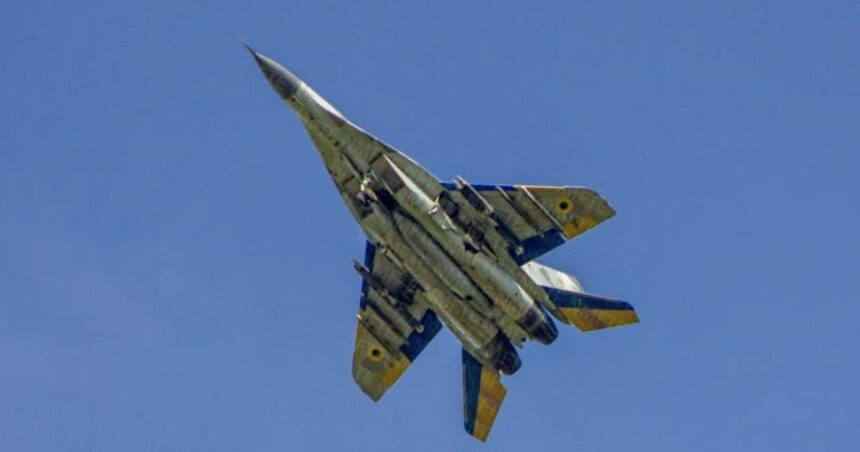 video momentul in care un avion ucrainean mig 29 doboara o drona ruseasca in zbor am simtit bucurie pura 6810eaeb6a926