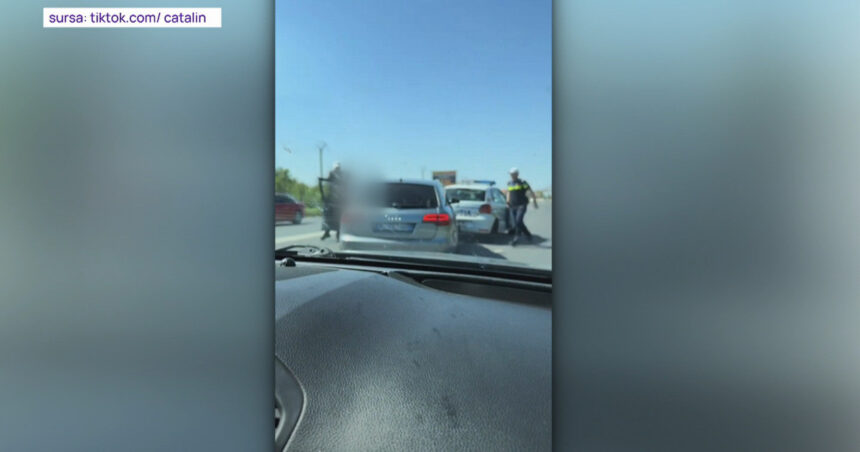 video momentul in care un sofer beat si fara permis loveste o masina de politie in bucuresti si este incatusat 68055e21a6aab