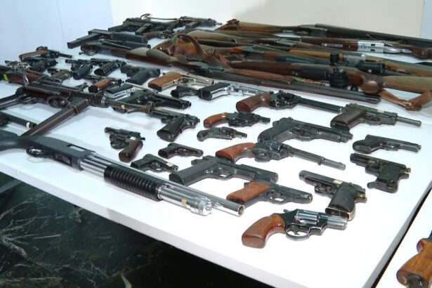 videofoto arsenalul lui horatiu potra prezentat de politia romana ce arme au ridicat anchetatorii in urma perchezitiilor 67efe7a393e85
