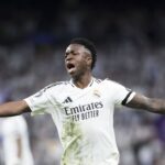 vinicius a intrat in istoria lui real madrid dupa ce a marcat unicul gol al echipei sale din dubla cu arsenal 680126a1ac066