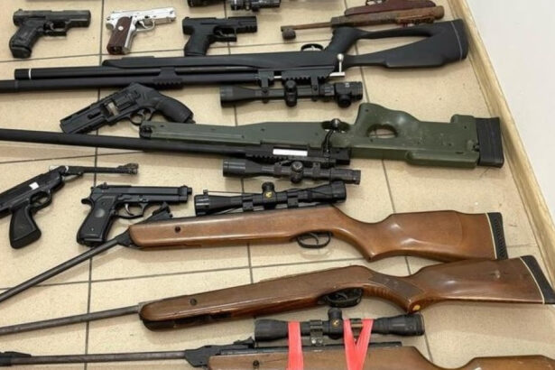 arsenalul descoperit de politisti in urma a 37 de perchezitii in judetul brasov zeci de arme munitie si articole pirotehnice 6835e07a40ec5