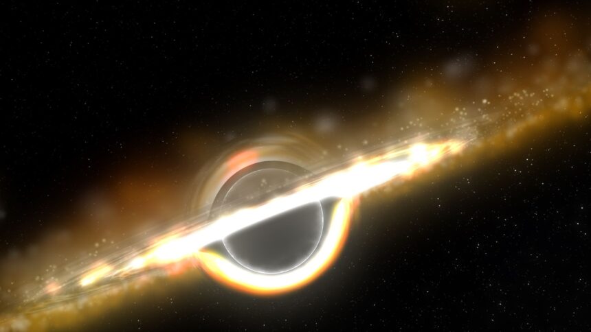 doua gauri negre gigantice devoreaza stele la 600 de milioane de ani lumina distanta 682917f02cdc6