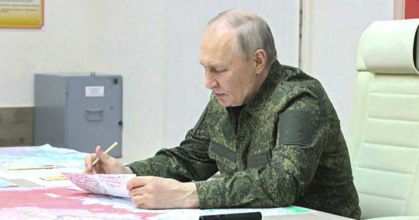 elicopterul lui putin ar fi fost prins intr un atac cu drone ucrainene in timpul vizitei sale la kursk potrivit unui comandant rus 68332b603cab0