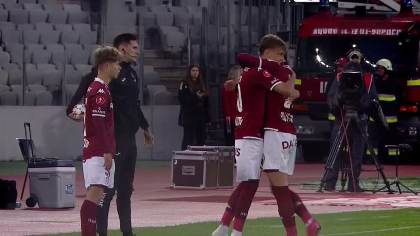 foto sageti de la rivala fcsb dupa ce fiul lui dan sucu a debutat in superliga niciodata nu o sa fie prenumele pe tricou 6832a86b16417