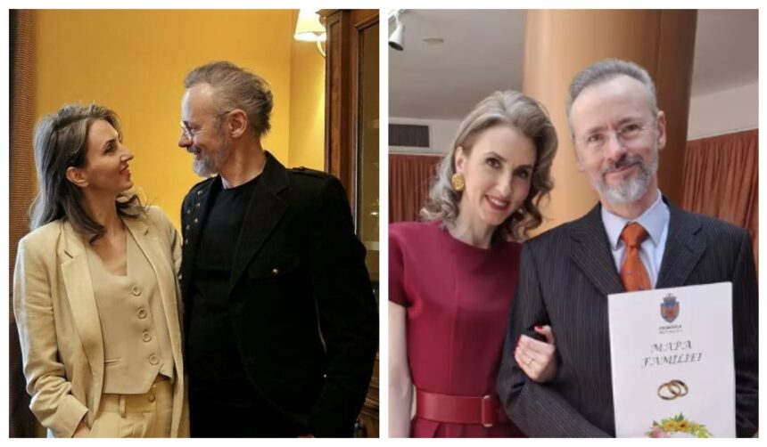 mihai albu si elena nechifor s au casatorit astazi primele imagini de la starea civila ce rochie a ales partenera designerului 6830520bac4ac