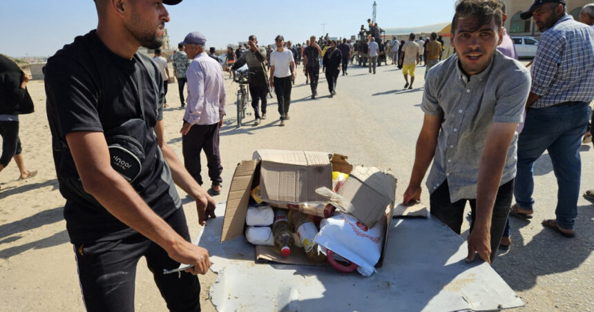 oficial onu aproape 40 de palestinieni au fost raniti de focuri de arma trase de israelieni in timpul distribuirii ajutoarelor in gaza 683742568ef07