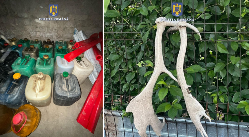 perchezitii la doi barbati din cobadin si ciocarlia braconaj si sute de litri de motorina fara acte 68270cac4c669