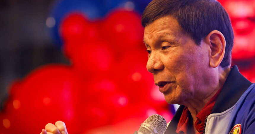 rodrigo duterte a castigat alegerile pentru primaria unui oras din filipine desi este inchis intr un penitenciar din haga 68223cab72d20