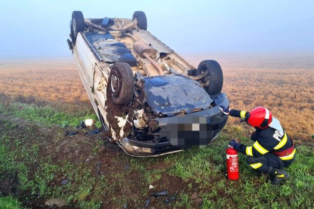 un autoturism s a rasturnat la iesire din mihail kogalniceanu 68284f5d187d9