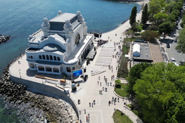 video cazinoul din constanta si a redeschis portile pentru vizitatori imagini spectaculoase cu bijuteria arhitecturala de la malul marii 682ec6521980a