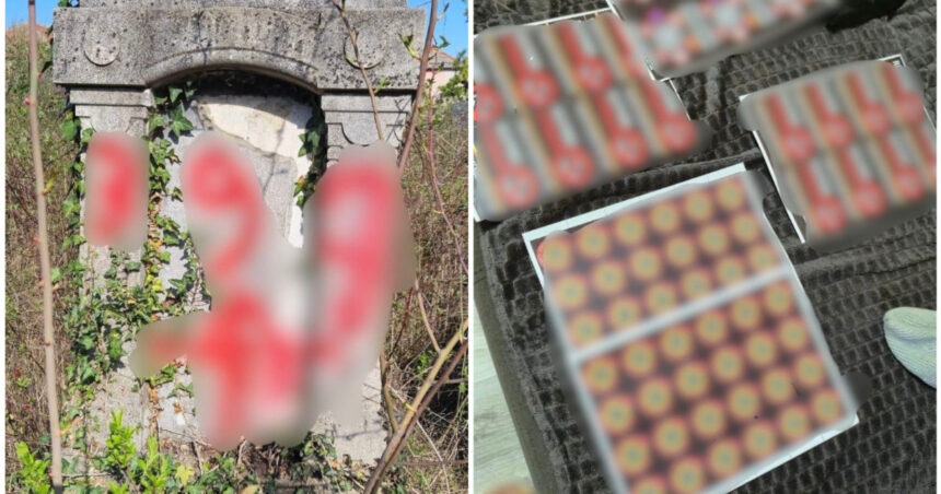 video cimitir vandalizat cu insemne naziste de trei tineri s au filmat si au publicat imaginile pe retelele sociale ce cred politistii 6826b98da44aa