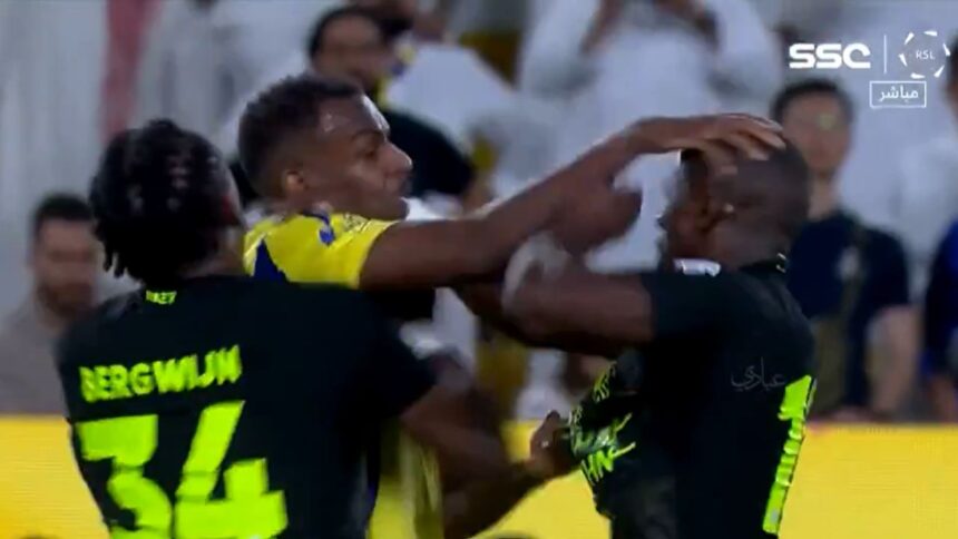 video incaierare generala dupa remontada din al nassr al ittihad cum au reactionat ronaldo si benzema 681bc3fc36a9d