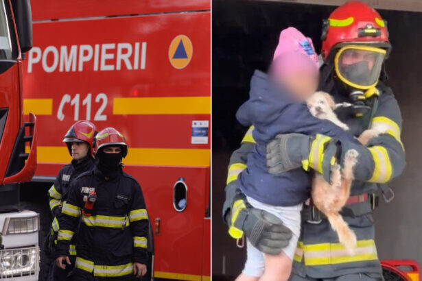 video incendiu puternic cu degajari mari de fum intr un bloc din ploiesti 30 de persoane inclusiv copii au fost evacuate 68289103bc4a2