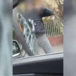 video incident violent in trafic la timisoara un biciclist a atacat o soferita si i a spart parbrizul masinii 6819b1d6627c3